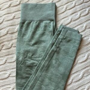 Gymshark Olive Camouflage Leggings